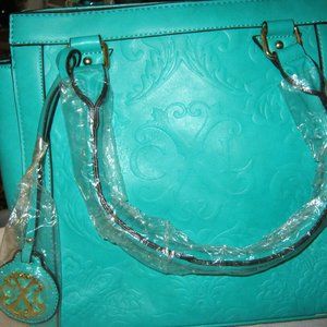Christian Lacroix Handbag Greenish/Teal New